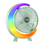 Mini Table Fan with RGB Color