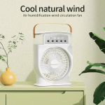 Rechargable Cooling Fan with LED Light - Image 4