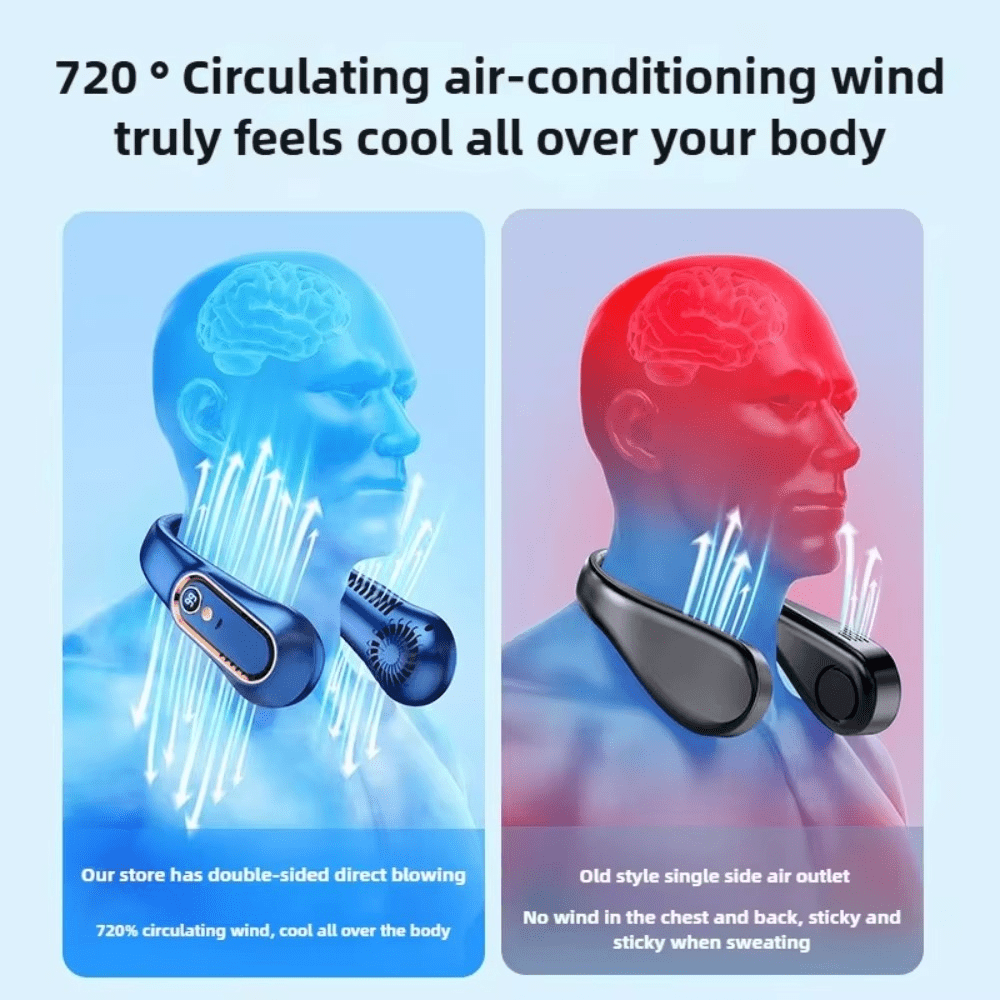 Rechargeable Cooling Neck Fan - Image 4