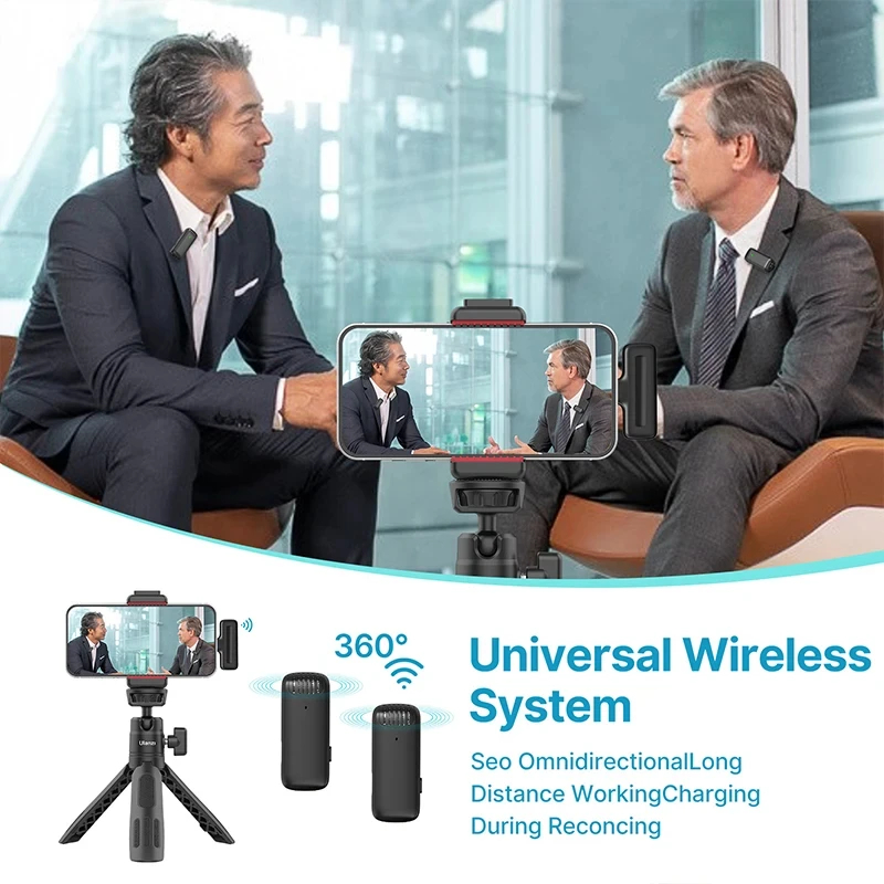 Ulanzi J12 Dual Wireless Microphone - Image 4